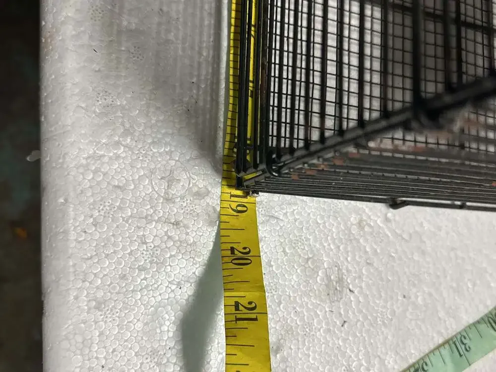 Small Animal Wire Cage with Hanging Platform 19x10x12
